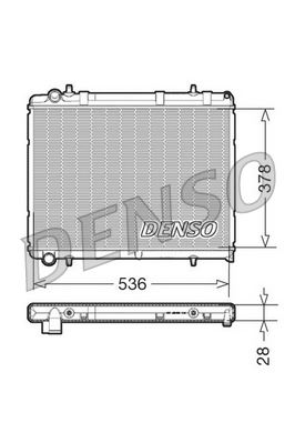 DENSO DRM21035 Radiator. Engine Cooling Citro N C4 Grand Picasso I 06-13