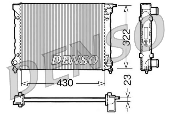 KLR-348215 Su Radyatoru Vw Golf Jetta