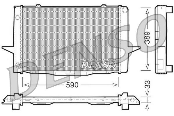 VAL-701532 Radyator V70 2.5 I 10v