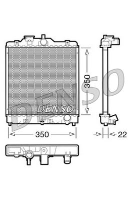 MGA-80682 Motor Su Radyatoru Brazing Honda Civic 92-00 Hrv 92-00 Manuel