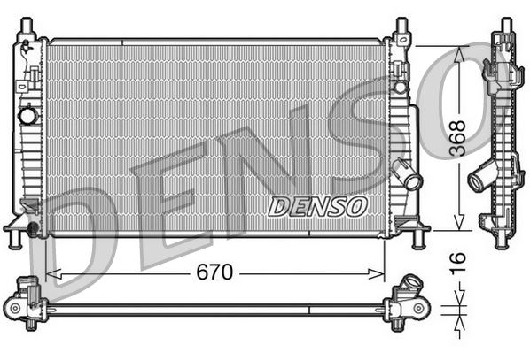 MGA-80398 Su Radyatoru Brazing Mazda 3 1.6 2.0 2009-2014 (Mt)