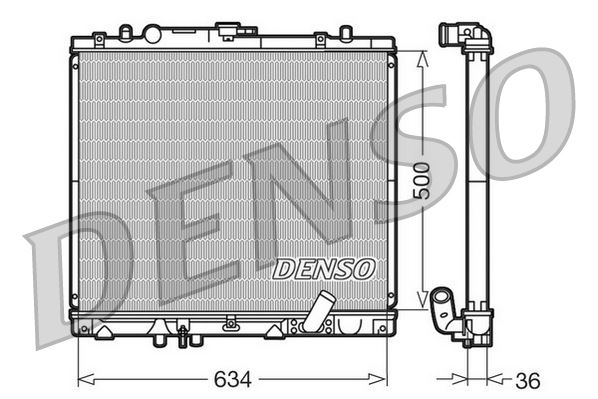 KALE-362400 Radyator L200-Pajero Sport (Mt) Al Pl Brz