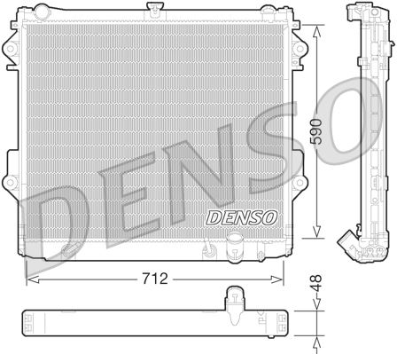 DEN-DRM50074 Su Radyatoru ( Toyota