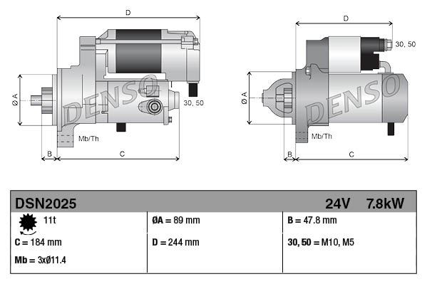 DENSO DSN2025 Starter