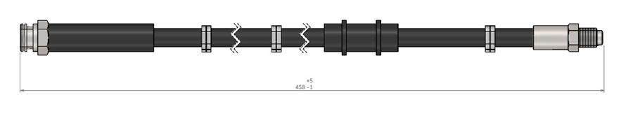 CAVO C900584A Fren Hortumu Ön J5 Van 90-94