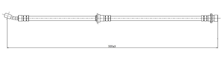 CAVO C800686A Fren Hortumu Ön Hr-V 1.6 I 16v 99-.