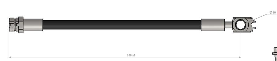 CAVO C900 642A Fren Hortumu Arka (285 Mm) Tiguan-Q3