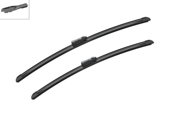VAL-119465 Swf Visioflex Flat Blade (X2) (550+500 Mm) Mini Clubman