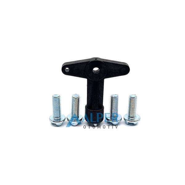 ALPER 512063 Jant Kapak Anahtar Seti Megane Ii-Clio Ii-Iii - Scenic Ii