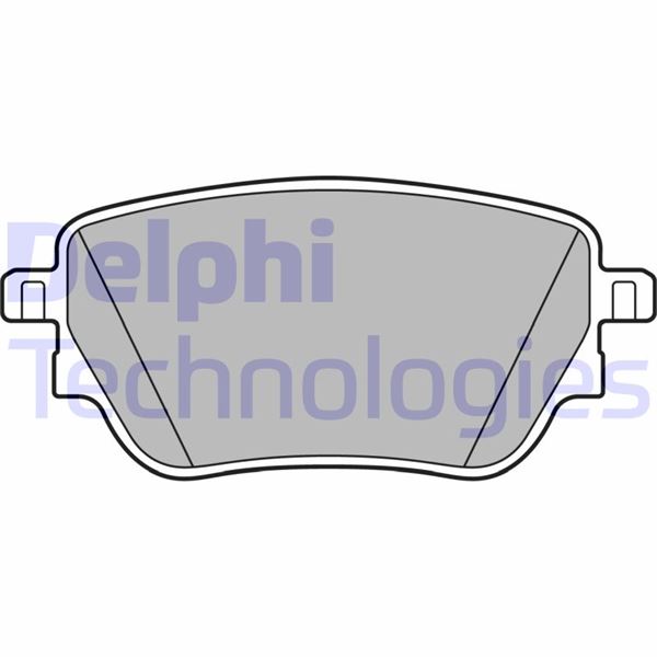 DELPHI LP3438 Fren Balatasi Arka Mercedes A180 - A200 - B180 - B200 18>