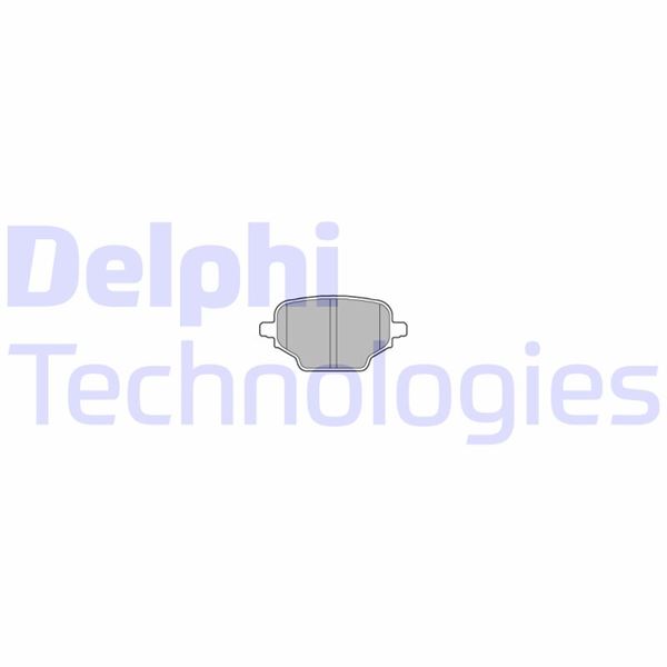 DELPHI LP3580 Arka Fren Balatasi Opel Combo E Peugeot Partner-Rifter Citroen Berlingo Toyota Proace City 18> Fiat Doblo 23>
