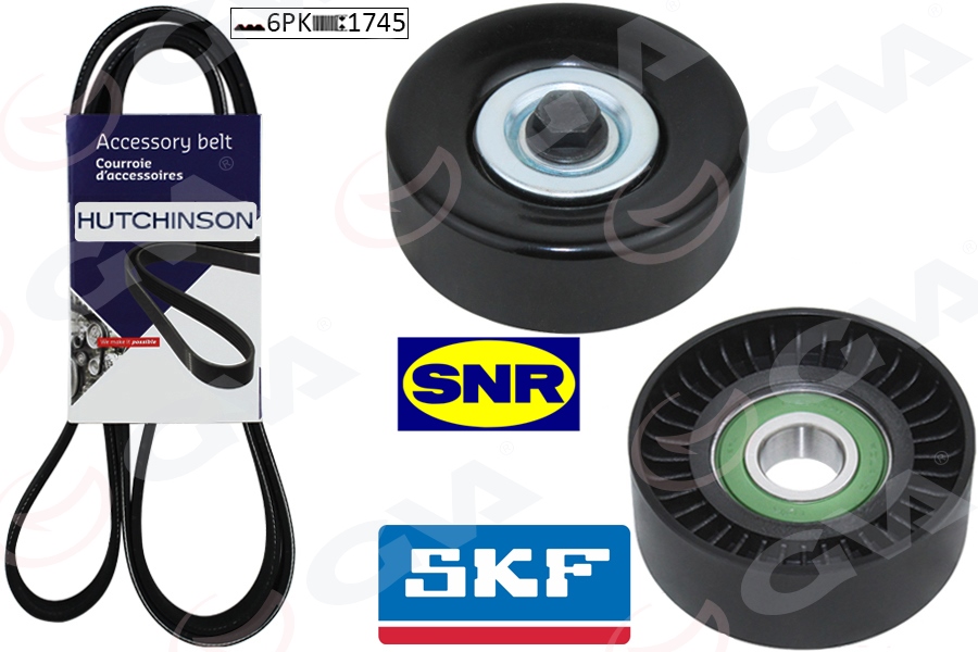 GVA 59A3310 Alternatör Gergi Kiti Tourneo Connect-Transit Connect 1.8di-Tdci 07- Klimali 6pk1745