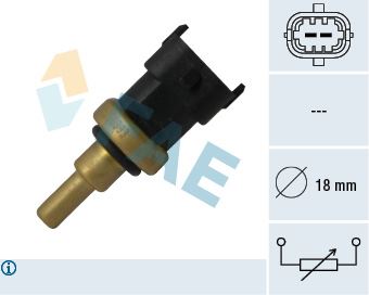 FAE 33495 Su Sicaklik Sensörü Astra J-Corsa D-E-Combo-Meriva B-Linea-Grande Punto-500l-Doblo- Nemo-Bipper 1.3 Cdti-Hdi-Mtj