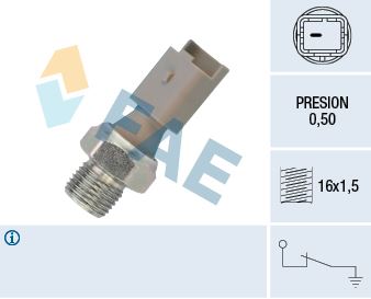 FAE 12640 Yag Basinç Müsürü  Fiesta/Focus/C-Max/Courier/C2/C3/C4