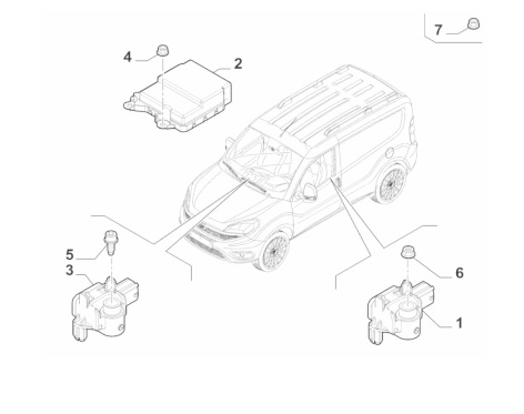 OP 52014450 Air-Bag Unitesi
