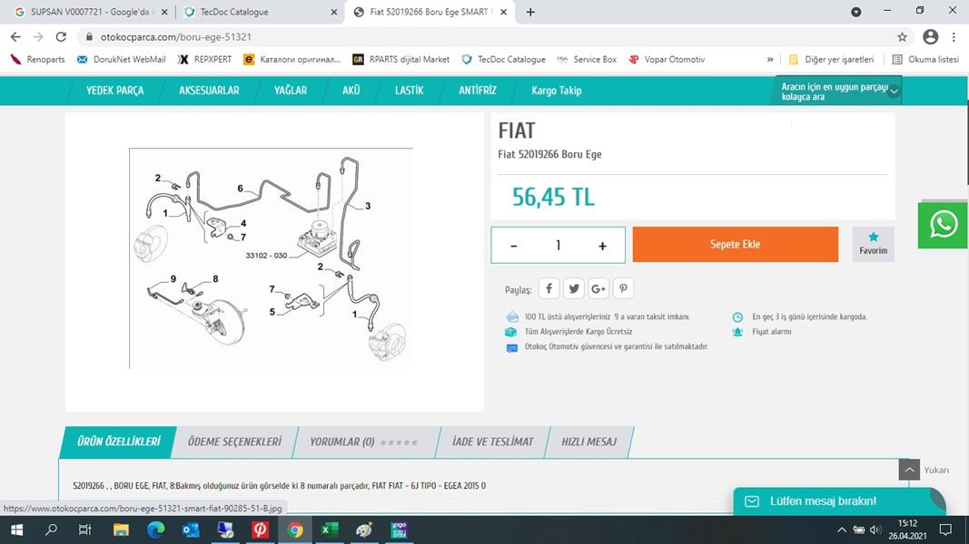OP 52019266 Boru Ege