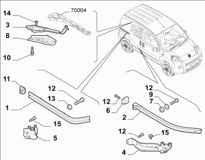 OP K05178411AD Bracket Fascia Support