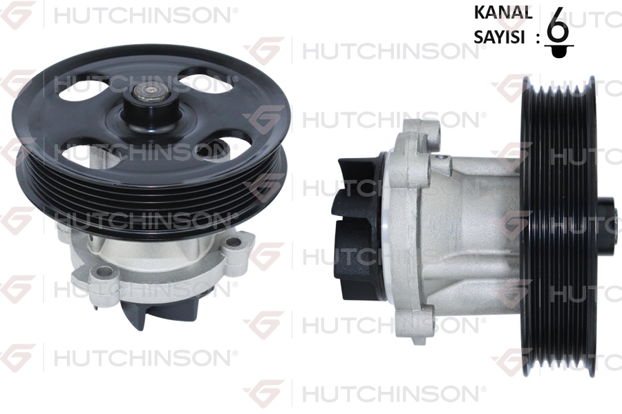 HUTCHINSON WP92 Devirdaim Fiat Egea 16> Linea 09> Doblo 10> Albea 08> Punto 12> Fiorino 09> 1.3d Mjet Opel Astra H-J -Corsa C-D-E-Combo C-D-Meriva A-B-Bipper- Nemo-Tigra 1.3 Cdti Dth-Mtj-Jtd-Cdti Y13dtc-Z13dt-Z13dth-A