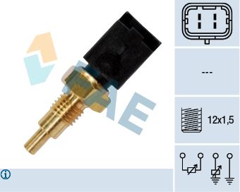 FAE 33723 Hararet Müsürü 4 Fisli Siyah Bravo/Linea/Marea/Palio/Stilo/Alfa-147-156
