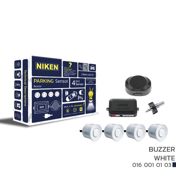 NIKEN 0160010103 Park Sensörü Ses İkazli Beyaz 22mm