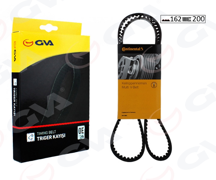 GVA 58162200 Triger Kayişi 162x200 Astra G-Vectra C-Zafira 1.4-1.6-1.8 98-04