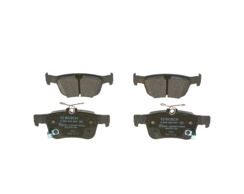 BOSCH 0986424807 Disk Balata Honda Civic 1.0 Vtec Turbo Hatchback; Civic 1.0 Vtec Turbo Sedan; Civic 1.5 Vtec Turbo H