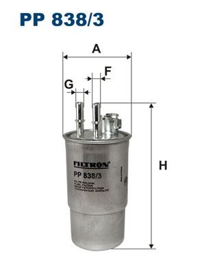 FILTRON PP838.3 Yakit Filtresi Mondeo 2.0 Tddi 11/00-08/01