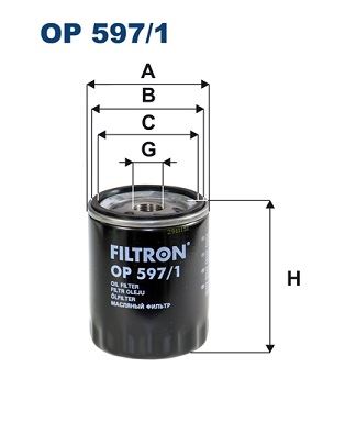 FILTRON OP597.1 Yağ Filtresi Mazda Cx-5