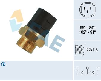 FAE 38180 Fan Müşürü Bora 98-05 -Golf Iii 91-97 -Golf Iv 97-05 -Passat 94-96 -Polo 90-01