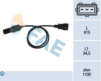 FAE 79005 Krank Mil Sensörü Kablosu Palio-Punto-Albea 1.2