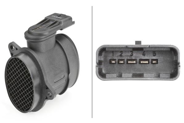 HELLA 8ET009142541 Hava Kütle Ölçer 207-308-C4-Partner Ii 1.6 Hdi-Focus 2 1.6tdci-S40 Expert Iii-Jumpy Iii-C4-C3-C3 Ii-C3 Iii-C5 Ii-C5 Iii-Berlingo Ii-Berlingo Iii-C4 Picasso-C3 Picasso-