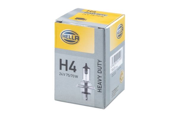 HELLA 8GJ002525251 Ampul H4 75/70w 24v Universal Cv 151001200-20003402650-3402650-3600933-50140898-5350660912-964763-99708007784-61381-11028723-1354889-