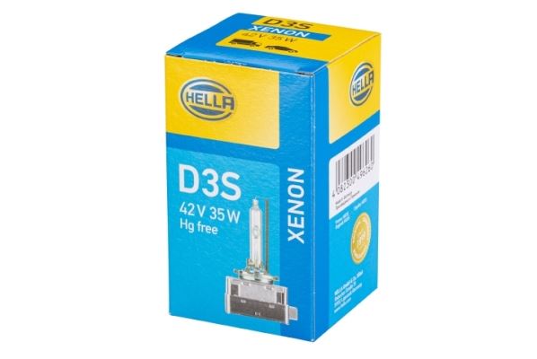 HELLA 8GS009028311 Xenon Ampul D3s 42v 35w Pk32d-5 Mercedes Audi Nissan Ford Bmw Opel Vw