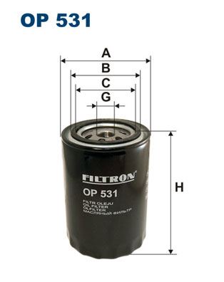 FILT OP 531 Yag Filtresi  Omega A