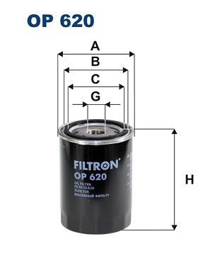 FILTRON OP620 Yağ Filtresi Landrover Range Rover I-Ldv Limited 400-Convoy 400 Vh C35 P406-P505-P604-P605-Boxer