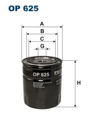 FILT OP 625 Yag Filtresi  Omega A Frontera A