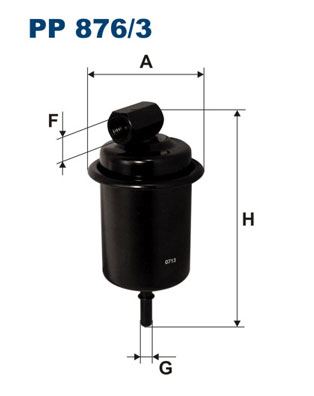 1643632380 Yakit Filtresi Mazot Filtresi Atos/Santro/Kalos/Aveo