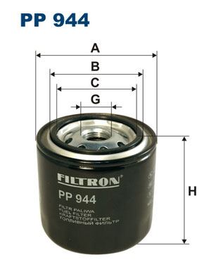 FILTRON PP944 Yakit Filtresi Bogdan A-Hyster H-Komatsu Fd-Sd-Nissan Laurel-Patrol-Toyota Hilux-Landcruiser