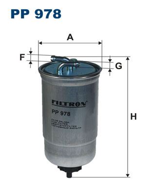FILTRON PP978 Yakit Filtresi Honda Accord Viii 03- -Civic Vii-Fr-V