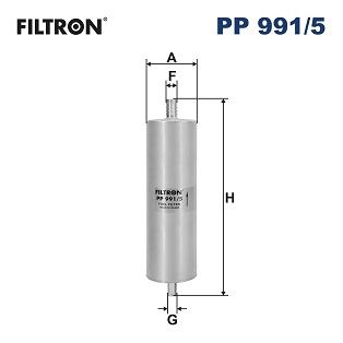 FILTRON PP991.5 Yakit Filtresi Audi A6 4g2-4g5 -A6 Allroad Iii 4gh -A7 4ga-Gf