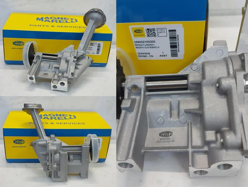 MARELLI 359002100200 Yağ Pompasi Clio Ii 98>Kangoo 01>Laguna Ii 01>07 Megane 96>Megane Ii 02>08 Scenic 96> Modus 04> 1.4 K4j 1.6 K4m 1.5dci K9k 22 Diş