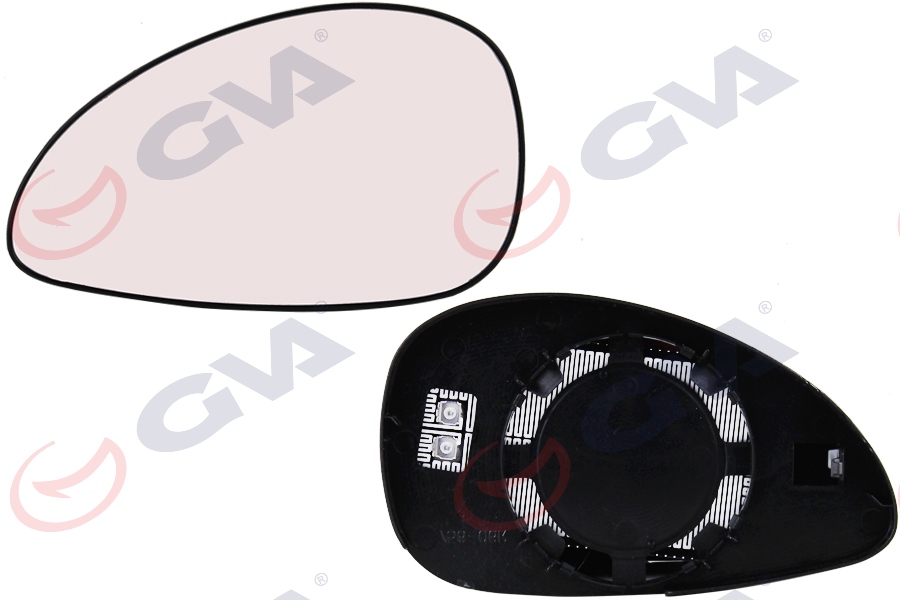 GVA 1150111 Ayna Cami Elektrikli Isitmali Sol Citroen C4 04-10 Konveks Vm-503ghl