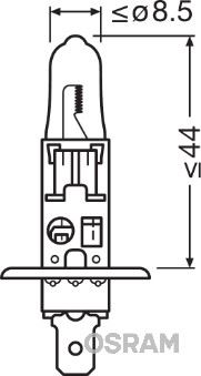 OSRAM 64155 Ampul 24v H1 70w