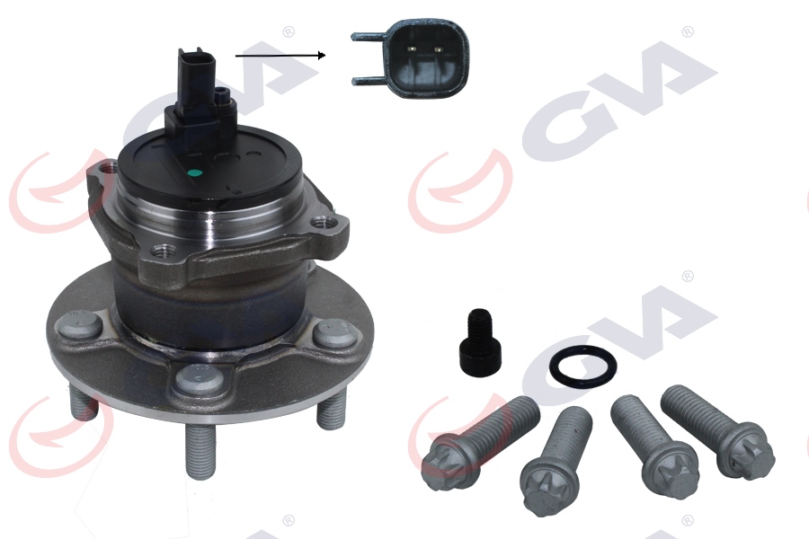 GVA 4735111 Arka Teker Poryasi Rulmanli Focus C-Max 07>11 -Focus Ii 04>11 Abs Li 5 Bijon Sensor Dahil