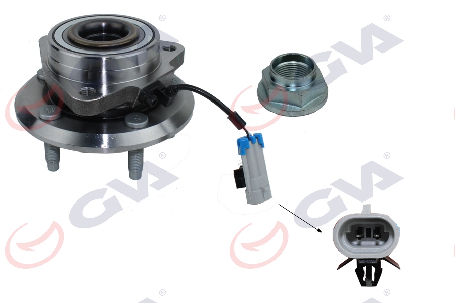 GVA 4790200 Ön Teker Poryasi Komple Chevrolet Captiva - Opel Antara 06>15 Abs Li 5 Bijon