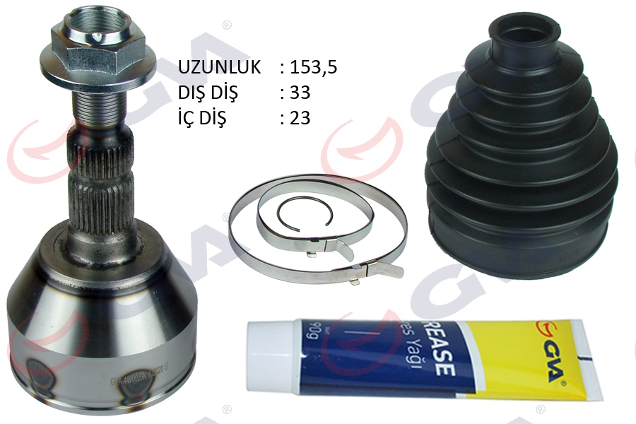 CIFAM 607922 Aks Kafasi Diş Astra K 15>22 1.4 B14xfl-Xft 1.6 B16dth-B16sht Otomatik 33x23x52.5 153.5mm