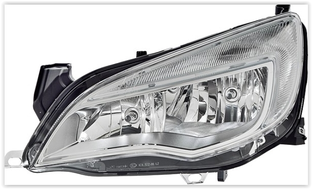 GVA 2090335 Far Sol Halojen Krom Astra J 10>15 Gündüz Farli-Tanim: Ac1