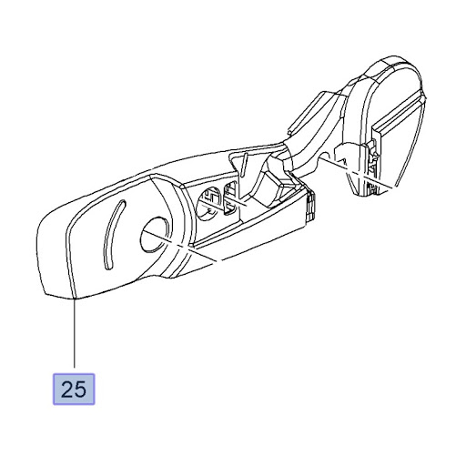 GM 13325372 Koltuk Alt Kaplamasi Sol Ön Sol Insignia