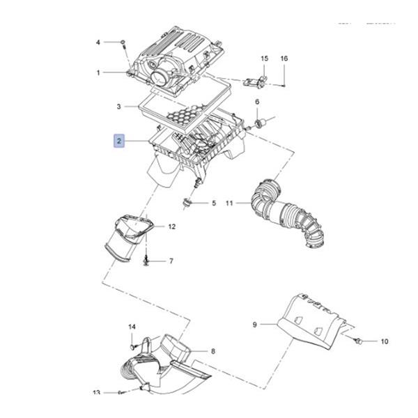 PSA-13335598 Filtre Bileseni