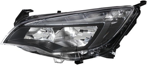 HLL-1EG 010 011-361 On Far 12v Halojen Sag Siyah Opel Astra
